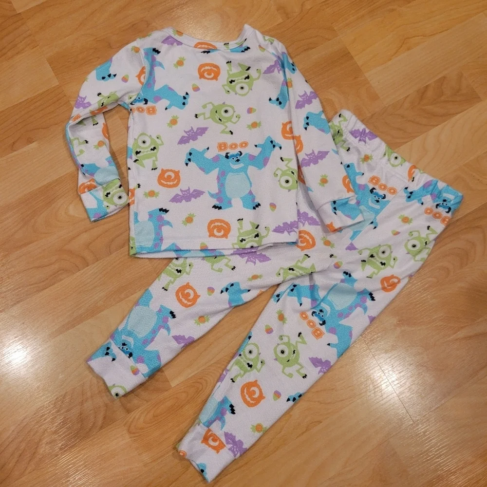 Disney Monster's Inc 2 Piece Pajama Set Size 2T
